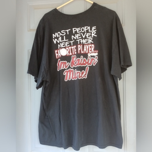 Women's Baseball Mom Black T Shirt Plus Size 2X - Picture 2 of 4